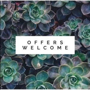 Offers are welcomed!